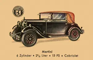 Martini: 1928 Martini 6-Cylinder Cabriolet