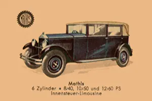 Mathis: 1928 Mathis 6-Cylinder Sedan