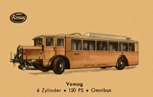 Vomag: 1928 Vomag 6-Cylinder Bus