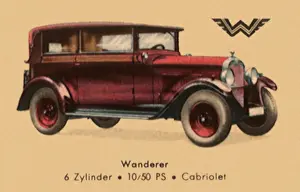 Cabriolet: 1928 Wanderer 6-Cylinder Cabriolet