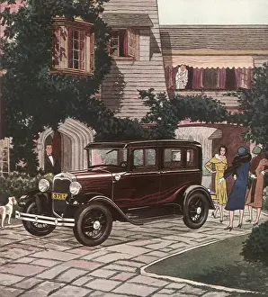 Driveway: 1930 Ford Town Sedan
