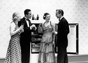 Dressy: 1930s 1940s Two Couples Formally