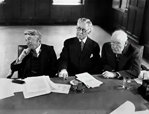 Businesspeople: 1930s 1940s Group Of Three Elderly