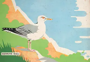 Scrapbook: 1930s, 1940s, scrapbook image, colour illustration