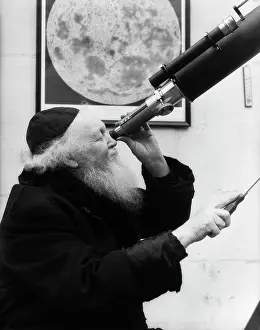 Forecaster: 1930s Astronomer Looking Through