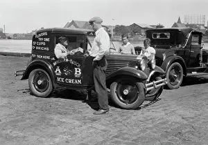 Dime: 1930s A & B ANHEUSER BUSCH ICE CREAM DELIVERY