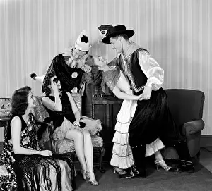 Troubadour: 1930s Couples Dressed In Costumes