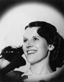 Bakelite: 1930S GIRL ON THE PHONE
