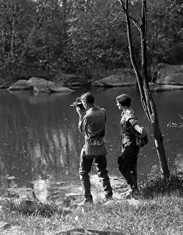 Creels: 1930s Man With Camera & Woman