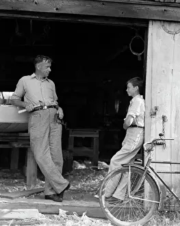 Chatter: 1930s Man Father Holding Hand