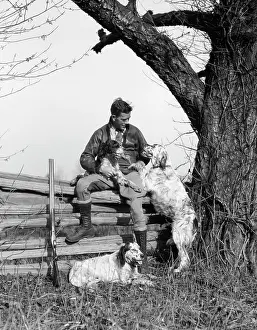 Gunning: 1930s Man In Jodphurs & Leather