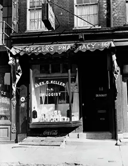 Pharmacists: 1930s Pharmacy Storefront