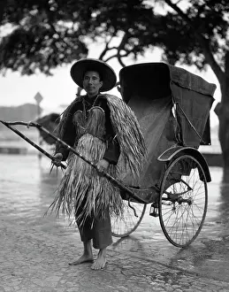Pedicab: 1930s Rickshaw Riksha Jinriksha