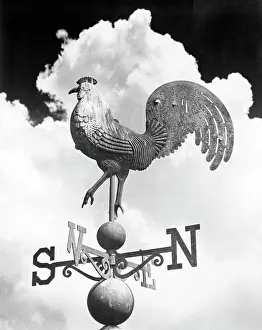 Weathervane: 1930s Weathervane On Backdrop