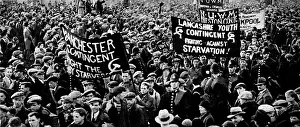 Unemployed: In 1932 the number of unemployed in Britain rose