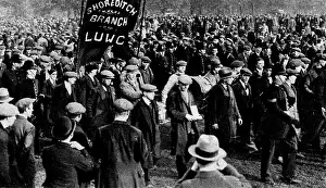 Unemployed: In 1932 the number of unemployed in Britain rose