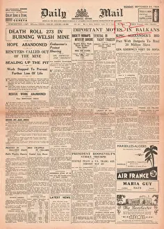 Wrexham: 1934 Daily Mail Gresford Colliery mining disaster