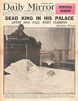 Josphine: 1934 Daily Mirror Death of King Albert