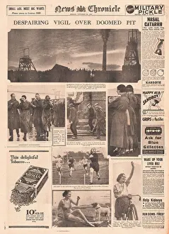 Wrexham: 1934 News Chronicle Gresford Colliery mining disaster