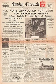Wrexham: 1934 Sunday Chronicle Gresford Colliery mining disaster