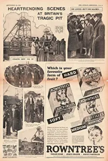 Wrexham: 1934 Sunday Chronicle Gresford Colliery mining disaster