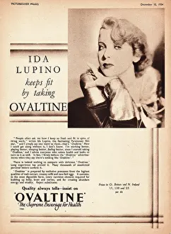 Ovaltine: 1934 UK advert Ovaltine