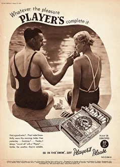 Vaping: 1935 UK advert Players cigarettes