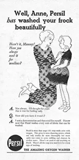 Unilever: 1935 UK Magazine Persil Advert