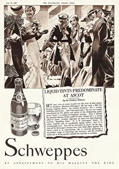 Lemonade: 1935 UK Magazine Schweppes Drinks Advert