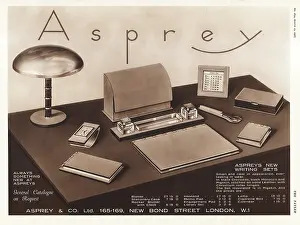 1936 UK Magazine Asprey Silverware Advert