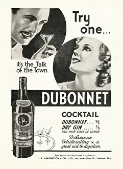 Spices: 1936 UK Magazine Dubonnet Advert
