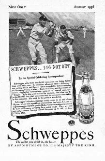 Schweppes: 1936 UK Magazine Schweppes Drinks Advert