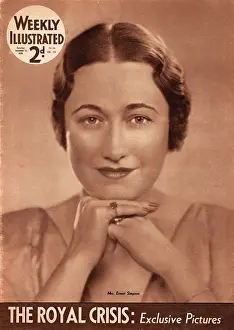 Divorcee: 1936 Weekly Illustrated Mrs Wallis Simpson
