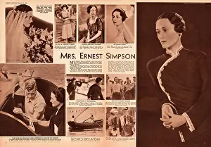 Divorcee: 1936 Weekly Illustrated Mrs Wallis Simpson