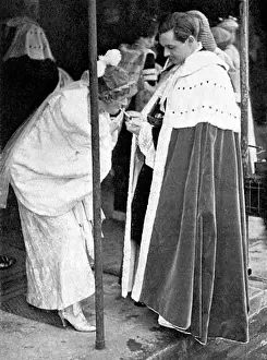 Peeress: 1937 Coronation - Abbey guests stranded in rain after ceremo