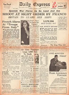 Caballero: 1937 Daily Express Spanish Civil War