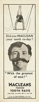 Bronco: 1937 UK Magazine Macleans Toothpaste Advert