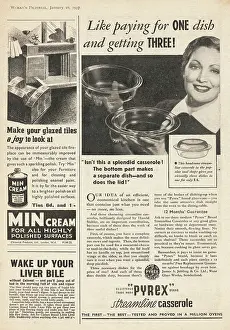 Pyrex: 1937 UK Magazine Pyrex Advert