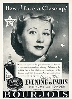 Bourjois: 1938 UK Magazine Bourjois Perfume Advert