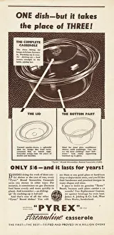 Pyrex: 1938 UK Magazine Pyrex Advert