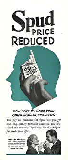 Spud: 1938 U.S. Magazine Spud Cigarette Advert