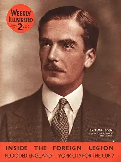 Front Cover: 1938 Weekly Illustrated Anthony Eden, MP