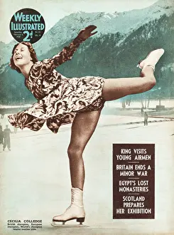 Front Cover: 1938 Weekly Illustrated Cecilia Colledge
