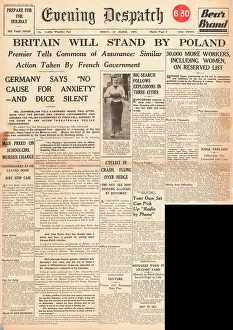 Ignacy: 1939 Evening Despatch Britain to stand by Poland