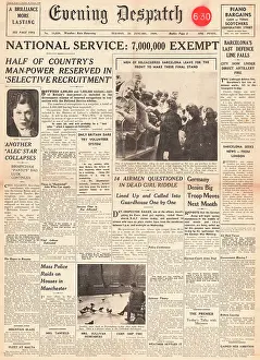 Caballero: 1939 Evening Dispatch National Service scheme