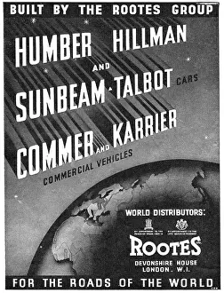Commer: 1939 Rootes Group : Humber, Hillman, Sunbeam Talbot, Commer
