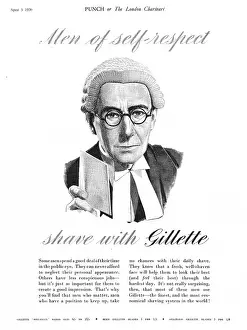 Shaving Sets: 1939 UK Magazine Gillette Advert