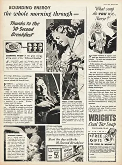 Cornflakes: 1939 UK Magazine Kellogs Cornflakes Advert