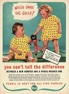 Gollywog: 1939 UK Magazine Persil Advert