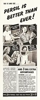 Nescafe: 1939 UK Magazine Persil Advert
